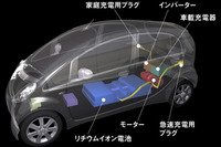 三菱電気自動車 出力:自主規制値、トルク:2倍 画像