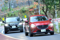 【マツダ CX-3 & ホンダ ヴェゼル】日常使いから郊外レジャーまで…4WDディーゼルと2WDハイブリッドを乗り比べ 画像