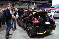 【ロサンゼルスモーターショー15】日産 ジューク に「スティンガー」…黄色と黒の限定車 画像