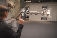 ボルボとマイクロソフト、3Dホログラムを活用した次世代自動車技術を共同開発 画像