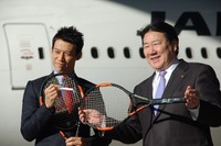 「鍛えてあげてもいい」…JAL社長、錦織圭に無謀にもテニス勝負 画像