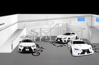 【東京オートサロン16】レクサス、1/59スケールのサーキットでレースを疑似体験 画像