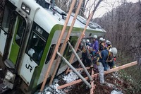 鉄道路線の災害運休区間、山田線不通で50km増…2015年12月末 画像