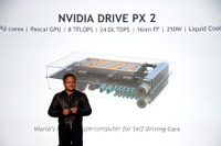【CES16】NVIDIA、自動運転車用CPU「DRIVE PX 2」を発表 画像