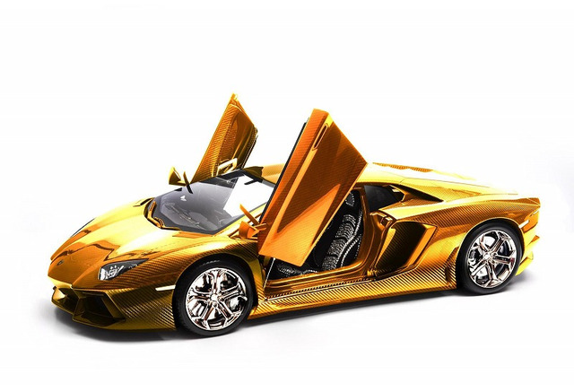 ランボルギーニの純金スケールモデル オークションに 開始価格は7億円以上 レスポンス Response Jp
