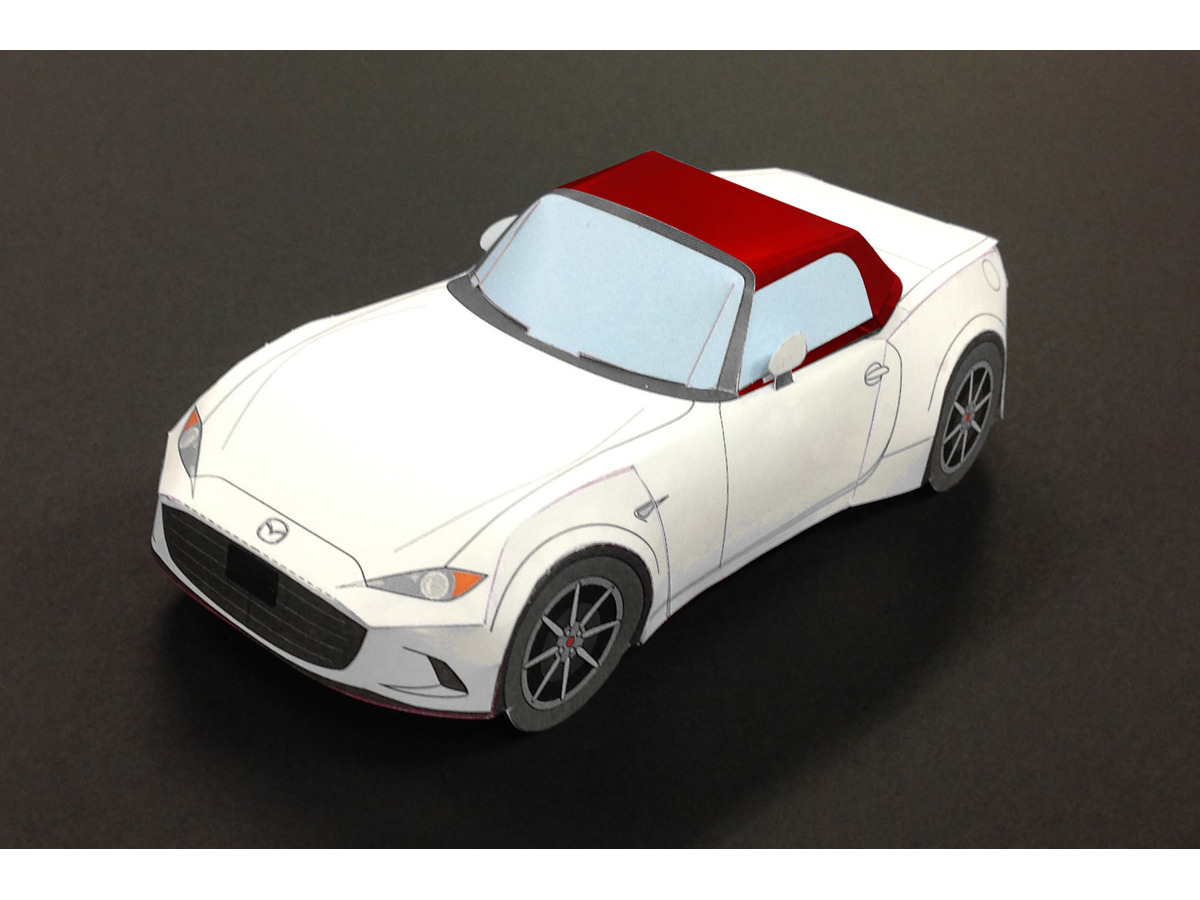 マツダ ロードスター 100周年特別記念車のペーパークラフトが登場 レスポンス Response Jp マツダ ロードスター 100周年特別記念車のペーパークラフトが登場 レスポンス Response Jp