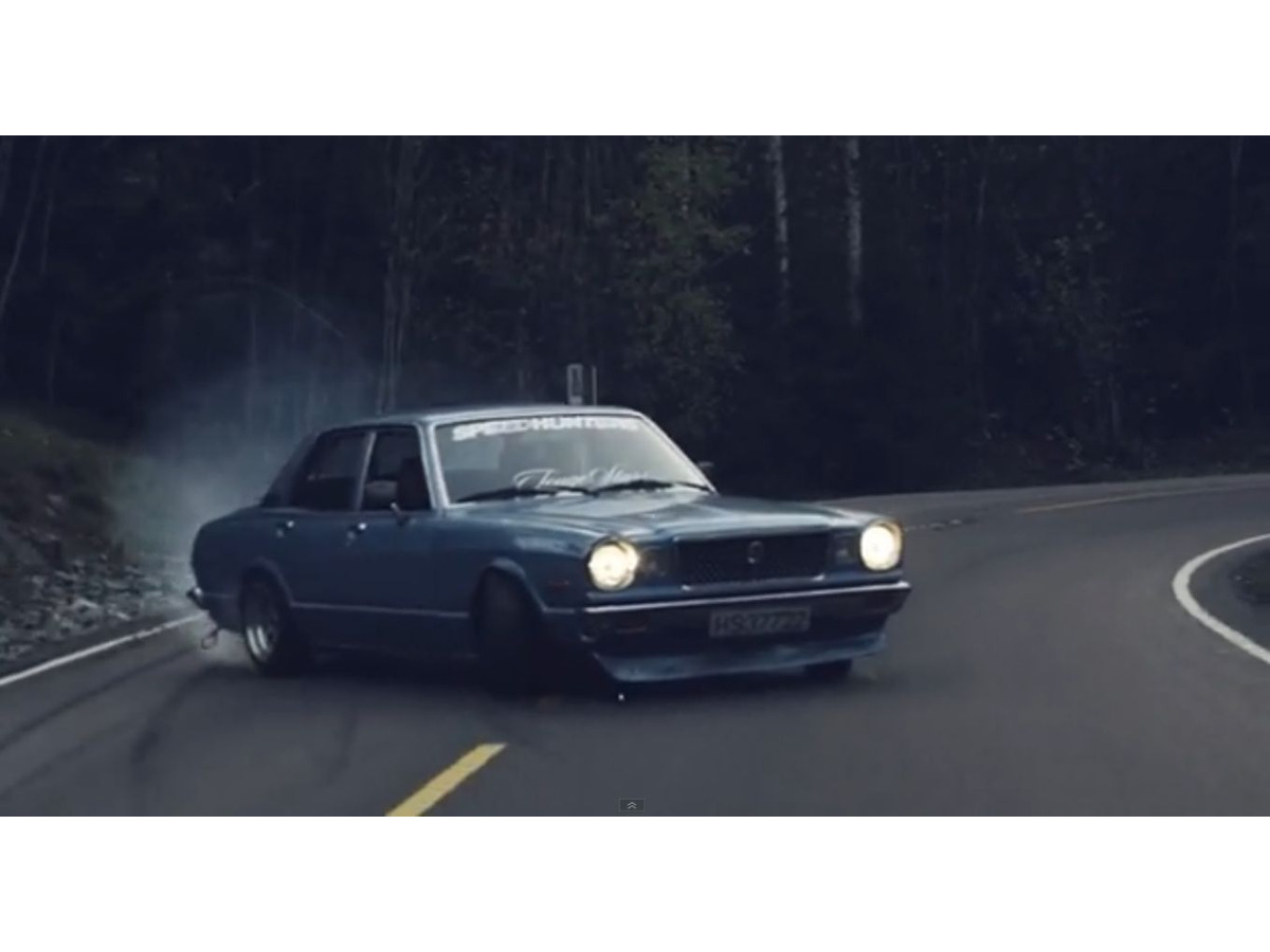 懐かしの日本車 3代目トヨタ マークii 迫力のドリフト 動画