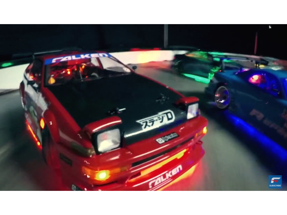 ハチロクトレノ Rx 7 シルビア Rcカー4台が華麗なドリフト 動画 レスポンス Response Jp