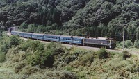 ブルートレイン(1991年8月18日奥羽本線下り、陣場~白沢)