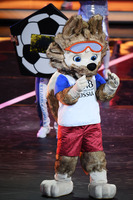 大会マスコットのザビバカ。(c) Getty Images