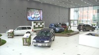 フォレスター初代～5代目（SUBARU STAR SQUARE。2018年5月）