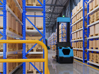 AGF(Automated Guided Forklift)イメージ