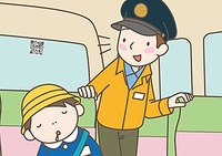 園児を降車させたあとは、ドライバーが運転席から後部座席に向かいながら各座席に園児が残っていないかチェック
