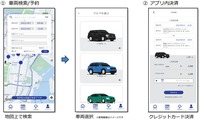 車両検索～予約～アプリ内決済