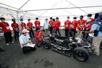 デザインファイナルの模様。車両はEVでエントリーした名古屋大学チーム