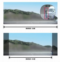 一般的な製品(検知角度100度)と比較したイメージ画像