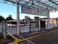 前橋駅前のバス乗り場