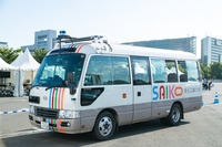 埼玉工業大学のインフラ協調による自動運転バス（SIP-adus 試乗会）