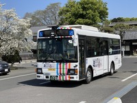 実証実験で使用する大型バス