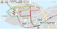 実証実験で運行するルート