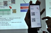 1つのQRコードを読み取るだけで、2つのデータが表示できた