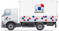 「&MIKKE!」ロゴの車両イメージ