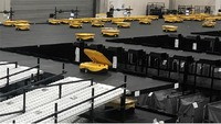 物流センターや倉庫などの物流施設では、ピッキングや仕分といった荷役作業を省人化するロボットが普及しつつある(画像はプラスオートメーションの仕分けロボット)。