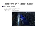 成形部品に使用する金型も社内で製造している