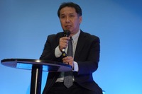 帝人 複合成形材料事業本部の北野一朗 副本部長(「新世代エアモビリティ向け材料・接合技術と普及に向けて」)