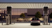 メルセデスベンツの急速充電ステーション