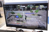 シリコンスタジオが用意した道路素材データの数々(Unreal Engine 4の市街地アセット)。ゲーム世界を作るように実際の道路環境を再現し、3D CADやシミュレーターに統合できる