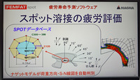 「FEMFAT」はスポット溶接の疲労評価をシミュレーション上でできる