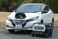 災害対策用の小型発電機「7000α」を活用してEVを充電
