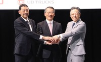 いすゞギガ・UDトラックス・クオン共同発表