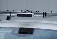 ヴァレオの第3世代LiDAR「SCALA3」はテストカーのルーフに装着されていた