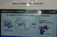 ボールねじ式電動パワーステアリング「BS-EPS」の機構
