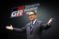 トヨタ自動車の豊田会長(写真は社長当時、東京オートサロン2023)