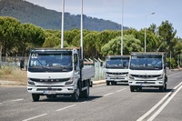 ポルトガル工場で生産が始まった三菱ふそうの電気小型トラック eキャンター新型