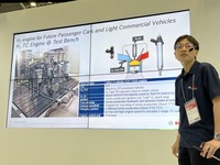 ポート噴射と直噴を比較可能なテストエンジン