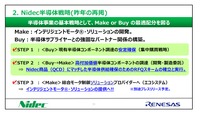 ニデックが掲げる半導体戦略はMake or Buyの最適配分が肝となる