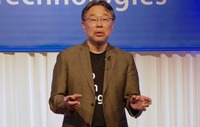 「GPP(Geo-Prediction Platform)」について説明するジオテクノロジーズの代表取締役社長(CEO)の杉原博茂氏