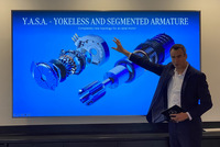 YASAモーター社のCTO、ティム・ウールマー。オックスフォード大学での研究を、実用化段階まで育て上げてきた。