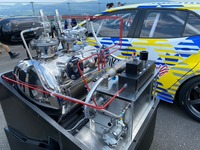 22年5月のS耐富士で公開された液体水素タンクとポンプユニットのプロトタイプ