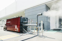舶用水素燃料電池システムの試験風景