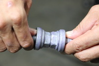 ボルトの六角部(頭部)を22mmから24mmに変更(右が改良後)