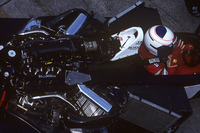 マクラーレン・ホンダMP4/4に搭載されたホンダRA168E型1.5リットルV6ターボエンジン(1988年、F1ハンガリーGP)