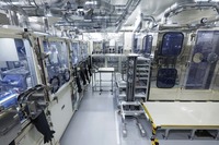 日産自動車の、全固体電池の試作生産設備
