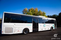 ディーゼル搭載車を改造したトヨタの燃料電池バス