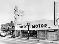 米国トヨタ（1957年、設立当時）