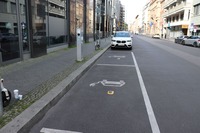 ドイツ市内の路上EV充電器